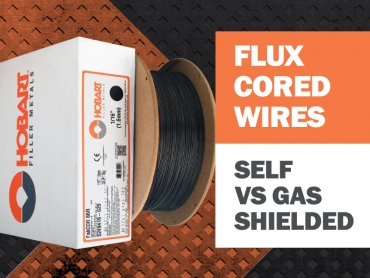 Flux Cored Wires – Self Shielded vs Gas Shielded